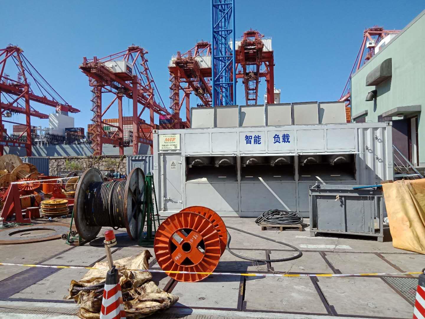 一種能量回饋式岸電電源測試機組(岸電電源測試負載箱)